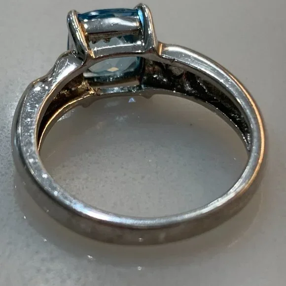 Vintage Solid Sterling Cocktail Ring (Size 5.75) - Picture 10 of 16